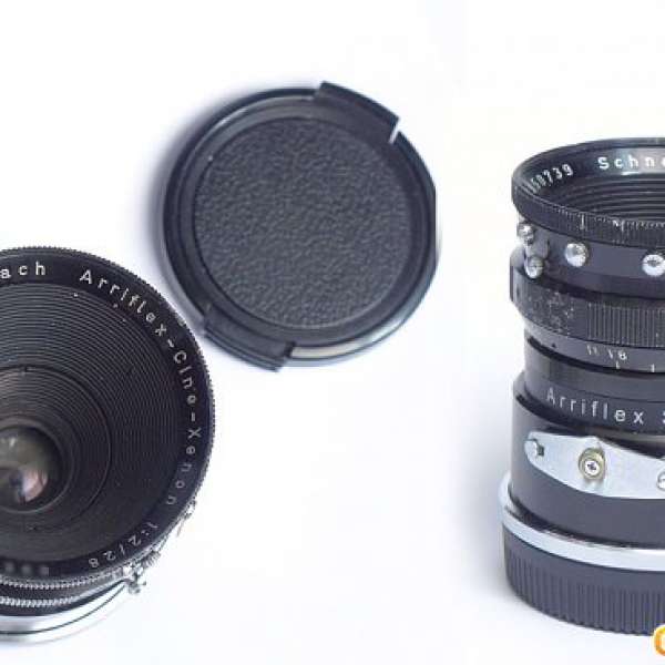 Arriflex-Cine-Xenon Schneider 28mm f2 Arri Standard mount 電影鏡 連 m43 接環