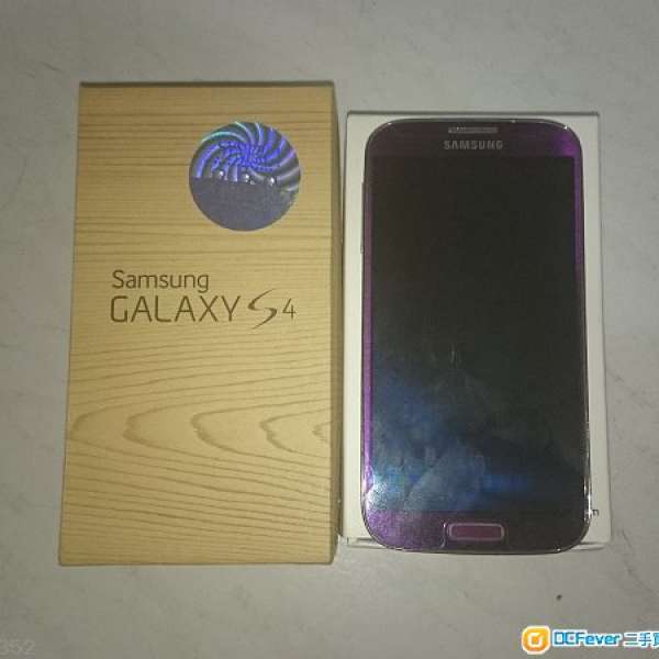 紫色SAMSUNG GALAXY S4 I9505 4G LTE 全套  有單