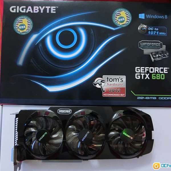 GIGABYTE GV-N680OC-2GD GTX680 O.C. 2GB GDDR5 PCI-E3.0 w/HDMI+DVI*2+DP