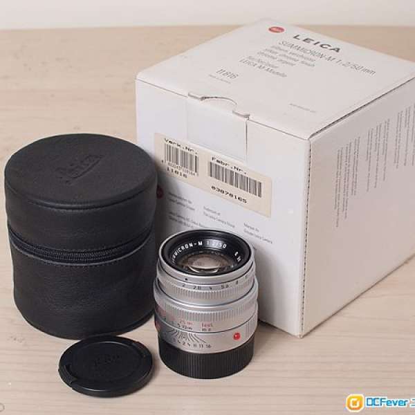 Leica Summicron-M 50 f/2 Silver Chrome 11816