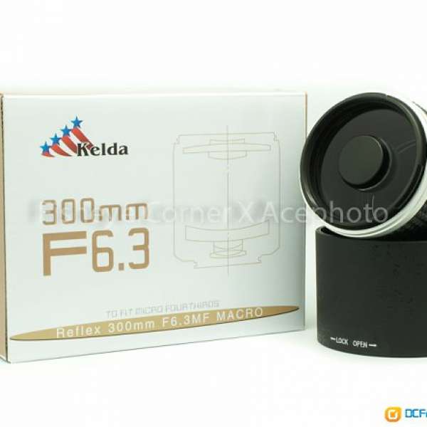 全新Kelda 300mm/F6.3 反射波波鏡 NEX M43