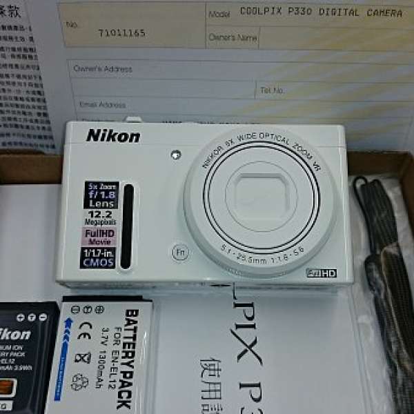 Nikon Coolpix P330白色行貨有盒九成九新無單