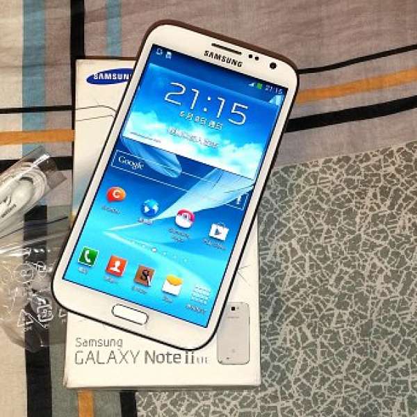 85% 新 Samsung Note 2 LTE 16G 白色