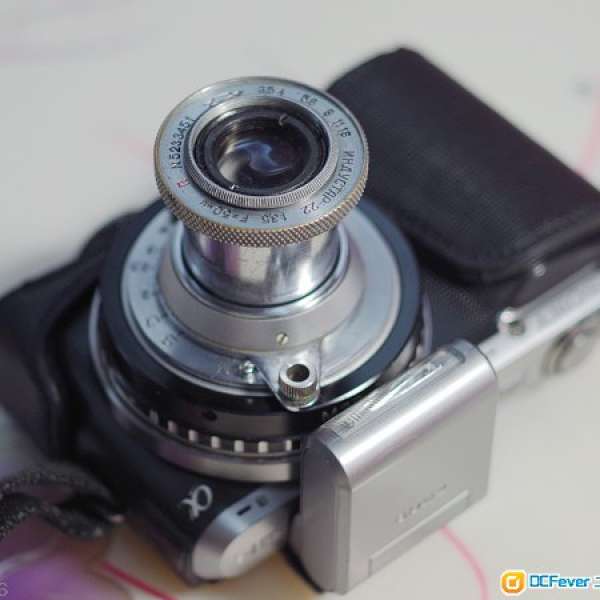 Industar 22  50mm  M39 "Red n" Leica copy (adapt for NEX M43 )