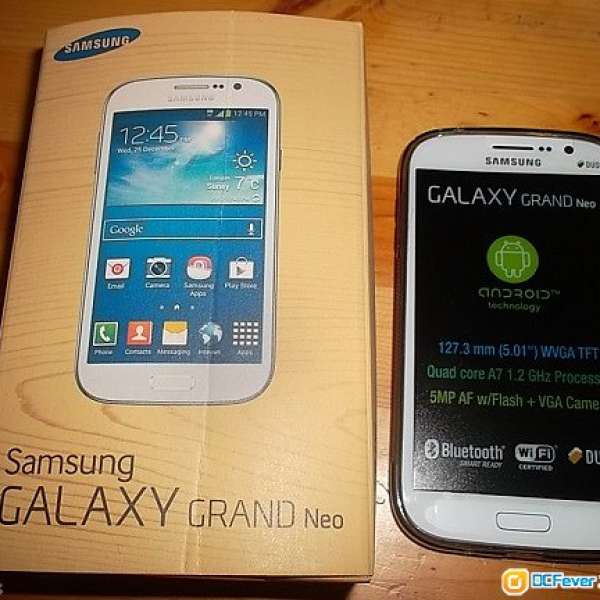 Samsung Galaxy Grand Neo 白色 三星 四核 3.75G+ 雙卡雙待 行貨有十一個月行保養