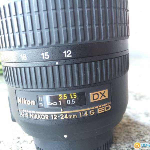 Nikkor AF-S DX 12-24 zoom lens nikon made in Japan 日本製