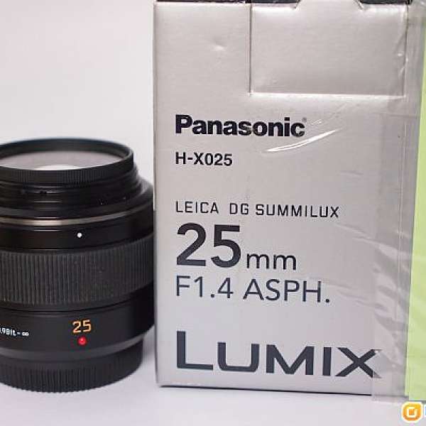 Panasonic Leica DG 25mm 1.4 鏡頭 - 行貨有盒