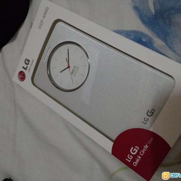 LG G3 原裝quick circle case(白色)