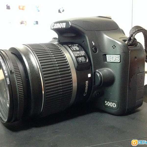 Canon 500D with EF-S 18-55mm IS Kit set