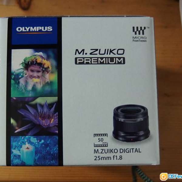 全新黑色 Olympus M.ZUIKO DIGITAL 25mm F1.8