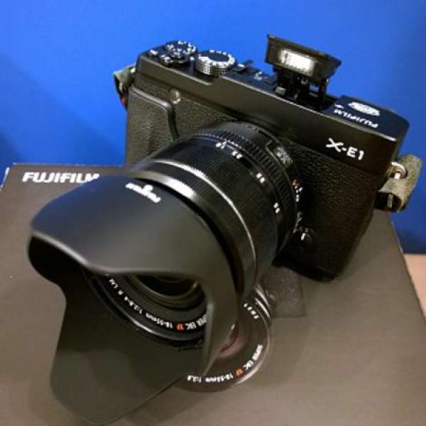 FUJIFILM X-E1 + kit XF18-55mm F2.8-4 R LM OIS (尚有8個月保養)