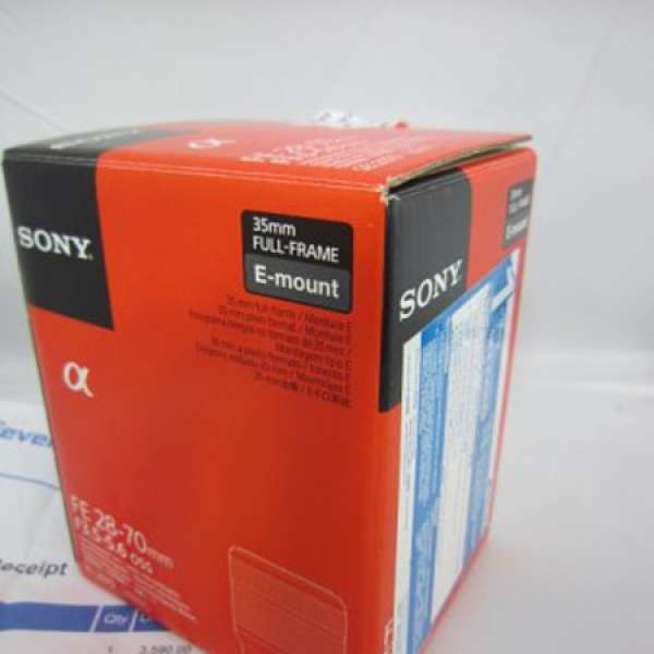 sony 28-70mm 2870 99%new 用過一次,行貨,有盒,有單,長保養,合完美主意者
