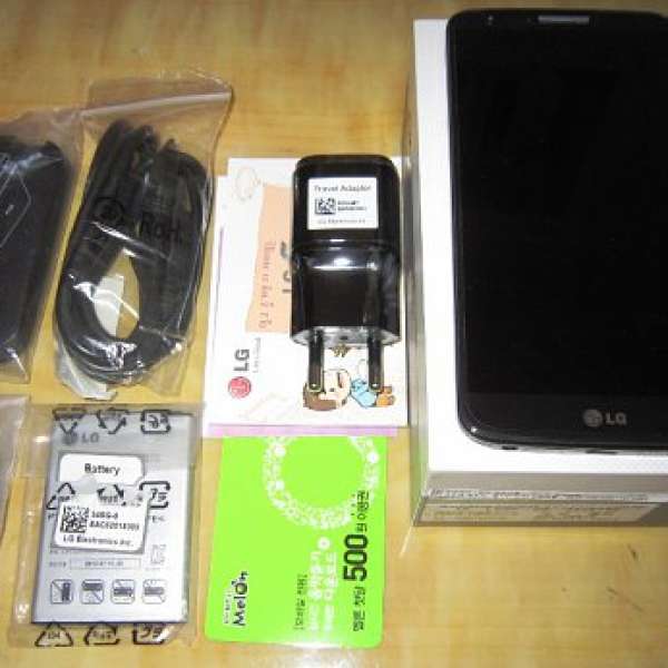 95%新 LG G2 F320S LTE-A 黑色 4G 有盒 原裝2電2充
