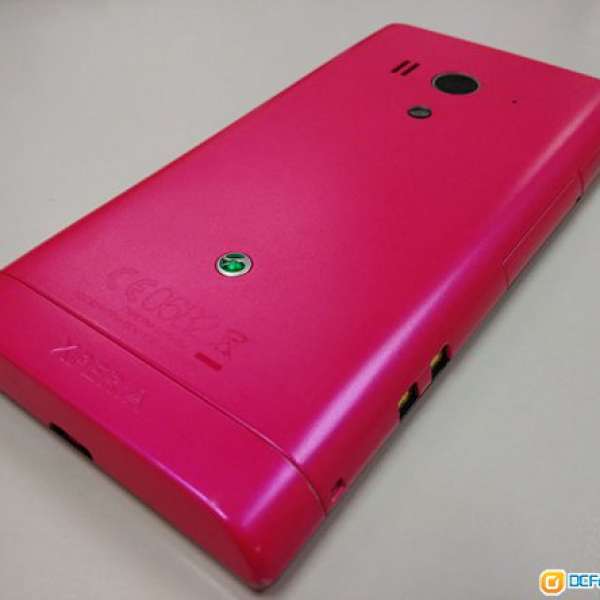 60%新 Sony Xperia AcroS (LT26W) 桃紅色