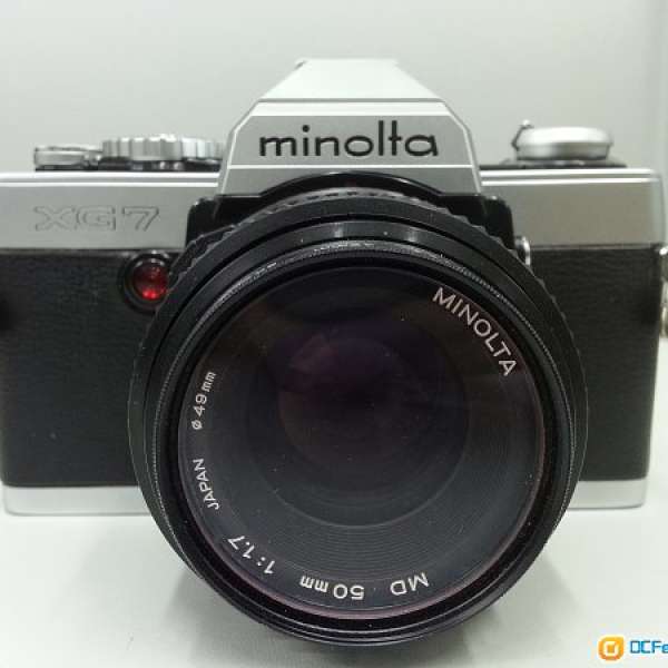 Minolta XG7 菲林單反相機 連50mm f/1.7 鏡頭