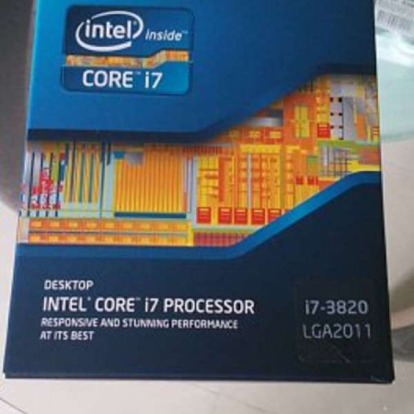 [中央處理器]全新未開 Intel® Core™ i7-3820 CPU (10M Cache, up to 3.80 GHz)