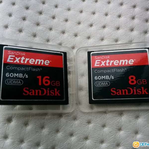 Sandisk Compact Flash Memory 8GB & 16GB