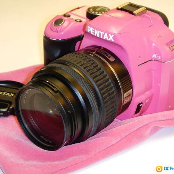 粉紅色 Pentax KX Kit set 18-55mm 1:3.4-5.6