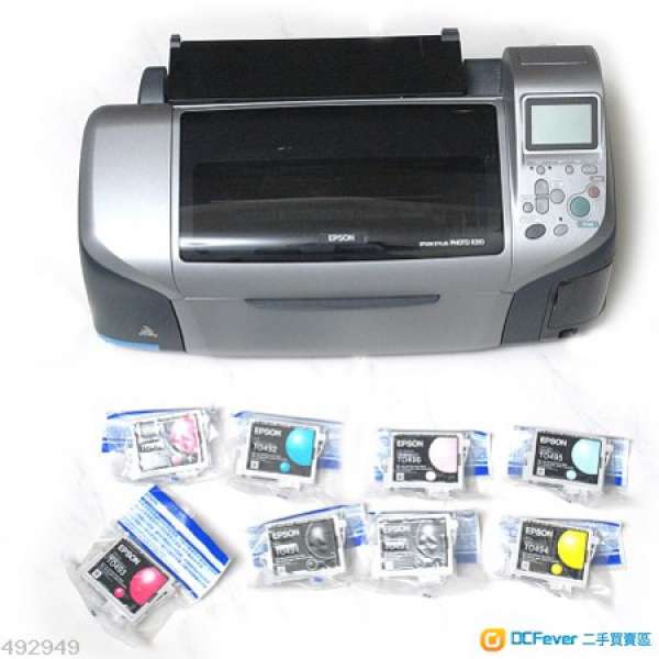 EPSON R310 Photo 6 色打印機 , 可印CD/DVD 碟面