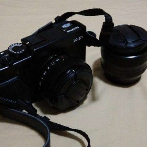 Fujifilm 富士 FUJI XE-1 (黑色) 35mm f1.4 KIT SET + 18mm f2
