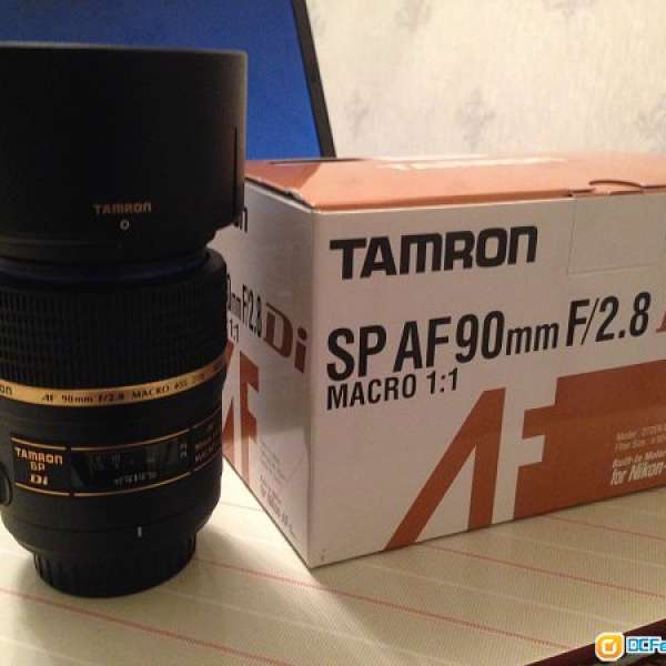 99% new Tamron SP AF 90mm f/2.8 Di Macro 1:1 (Nikon mount)