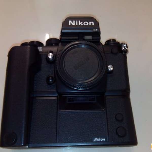 Nikon F3 film camera HP with motor drive MD4