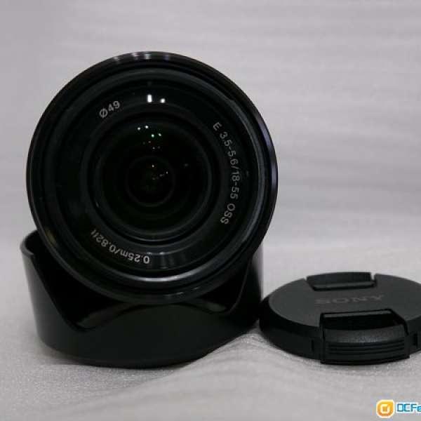 黑色接近全近 Sony E 18-55mm f/3.5-5.6 OSS (Sony NEX)