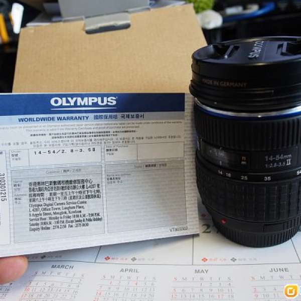 OLYMPUS 14-54 2.8-3.4F VERSION II 95% NEW  FOR 4/3 AND M4/3