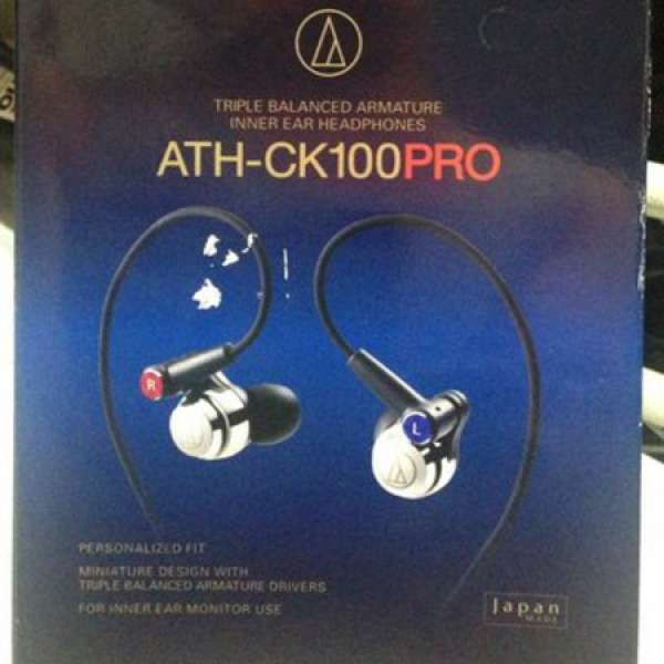 90% New audio-technica ATH-CK100PRO