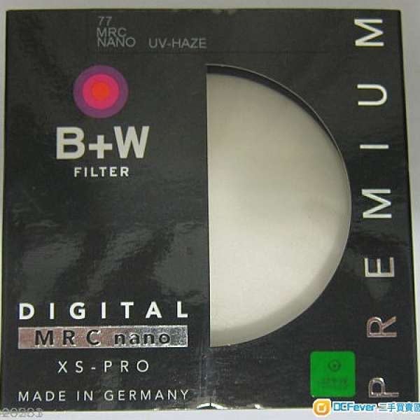 B+W 77mm (010M) XS-PRO MRC NANO UV-HAZE 濾鏡