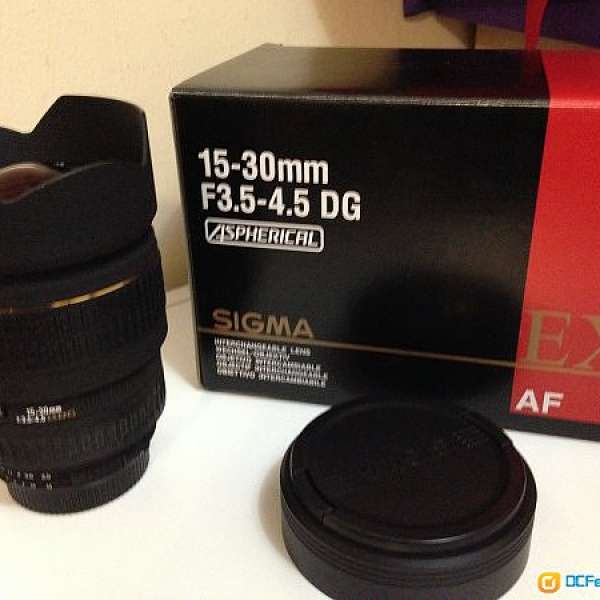 誠讓: Sigma AF 15-30 mm F3.5-4.5 EX DG ASPHERICAL - Nikon mount