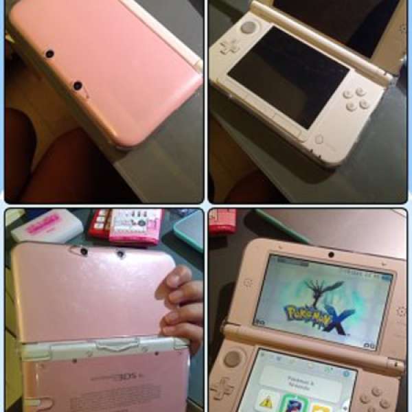 Nitendo 3DS XL 任天堂 3DSXL 粉紅色 包POKEMON X美版 9成新
