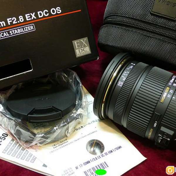 100%全新 行貨 Sigma 17-50mm F2.8 EX DC OS HSM - SA mount  (SD1 SD15 SD14)