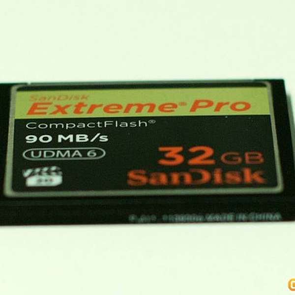 SanDisk CF Card Extreme Pro CompactFlash 記憶咭 32 GB 90/s