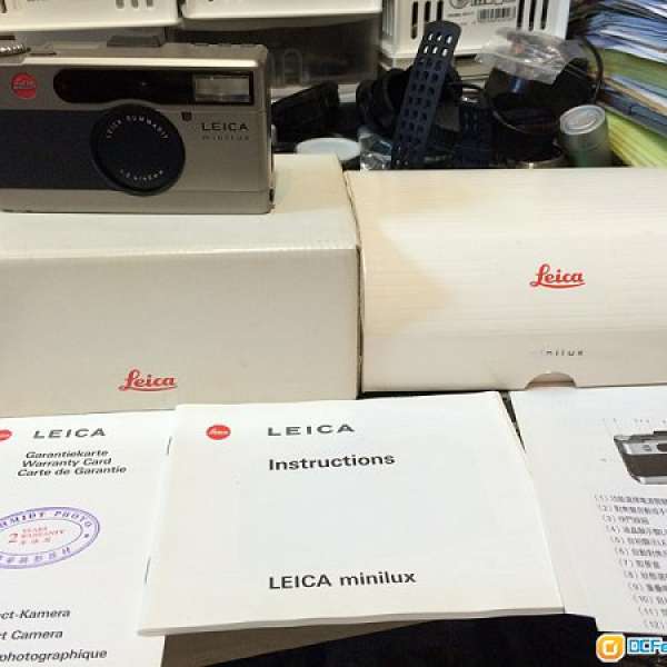 99.999 New Leica Minilux 97 Hong Kong Limited Edition