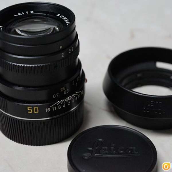 LEICA Summicron 50mm f/2 V4 Lens 黑色