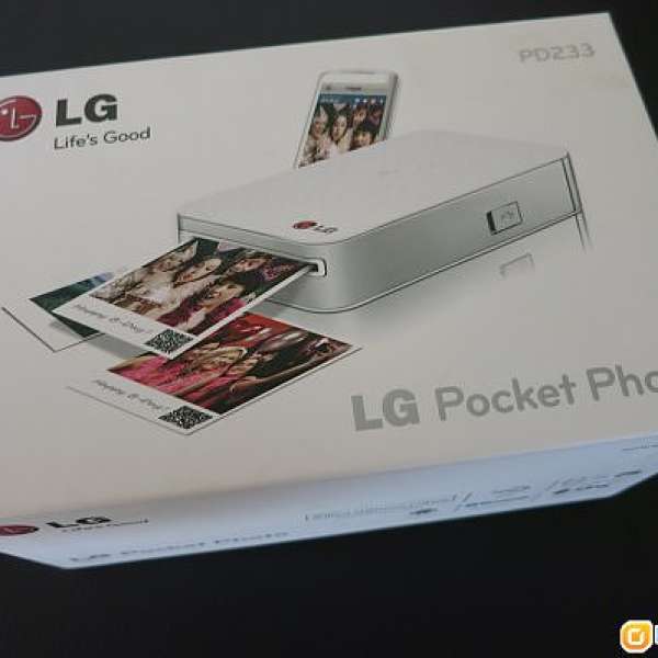 100% new 全新 LG PD233 Smart Pocket Photo Printer (1年保養)
