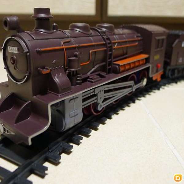 "全新" 古典 蒸汽機 電動路軌火車模型 套裝 玩具