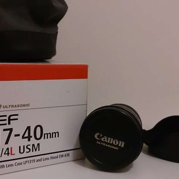 Canon 17-40mm f4 L + 70-200mm f4 L(小小白)