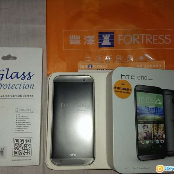 今日買 100% 全新 HTC ONE M8 灰色 grey 豐澤行貨 全套齊 有玻璃貼 有正本單 原廠 ...