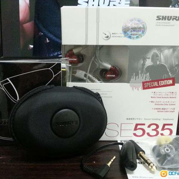 Shure se535red 特別版(勁新,5/2014買)