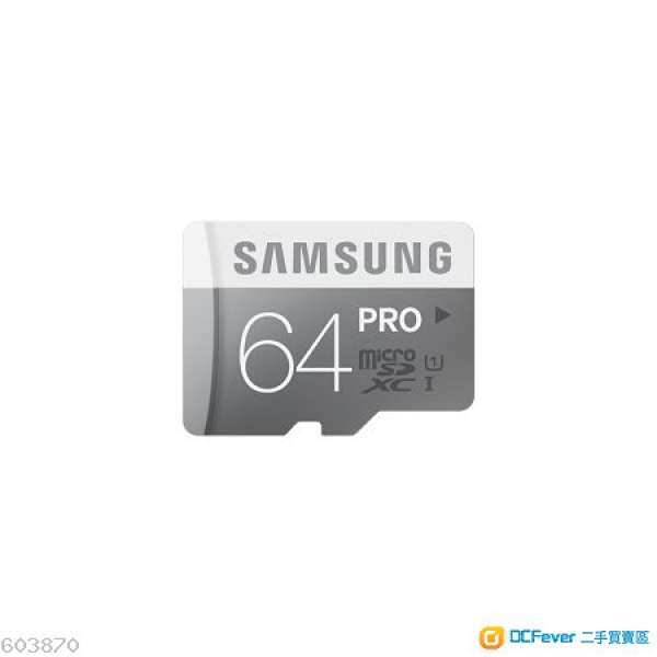 二手 95%新 100%操作正常 Samsung 64GB Micro SD SDXC Pro Card 可以現場試卡