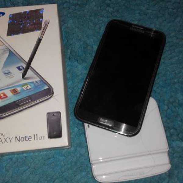 移民急放 Samsung note2 LTE N7105 4G 灰色 9成新+小米移動電源