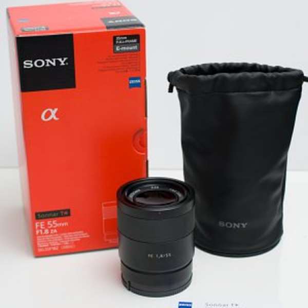 Sony Sonnar T FE 55mm f/1.8 ZA Lens for A7 A6000