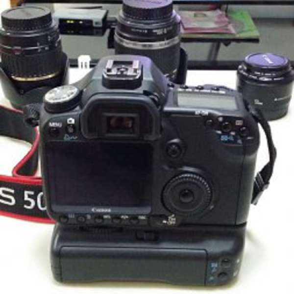 轉機出售Canon 50D + Kit鏡 18-200mm +直倒 送17-50mm f1.8