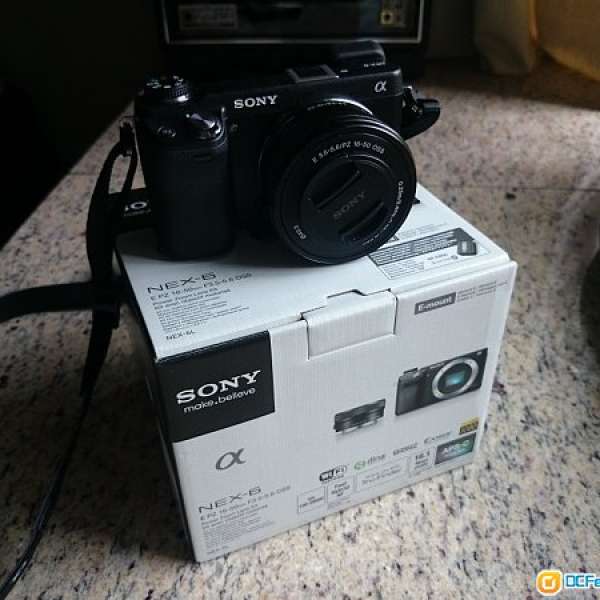 90% new Sony NEX 6 with 16-50mm kit len