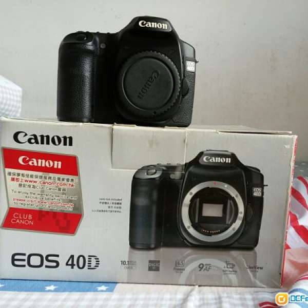 Canon 40D  8成新 行貨 有單 過保 連 3電 4GB CF卡