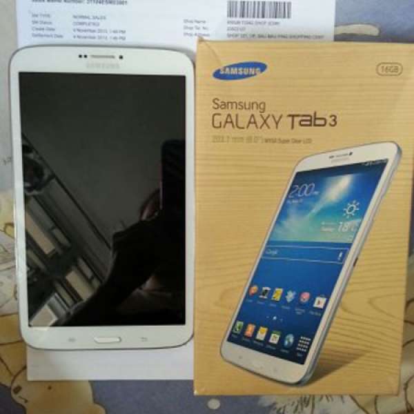 新淨samsung galaxy tab3 8’0 4G Lte T315