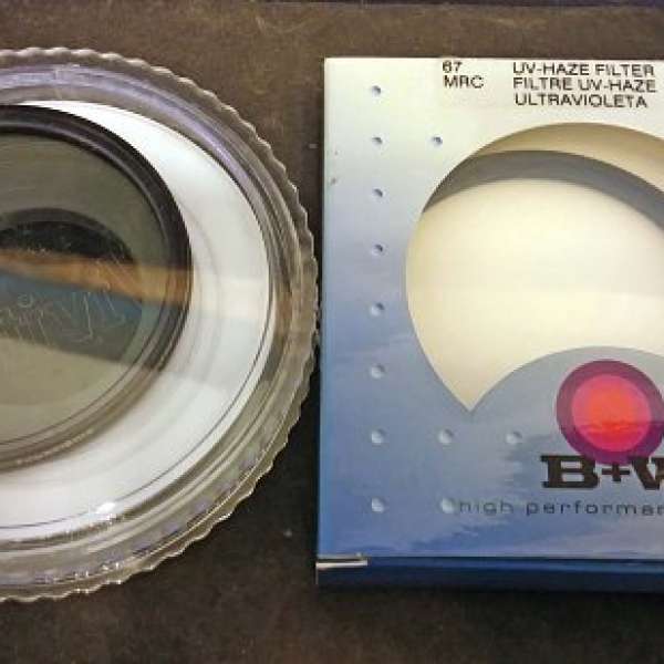B+W 67mm 010m UV-HAZE + Vivitar polarizing filters