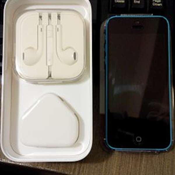 iPhone 5c 16GB, 藍色, 仲有行貨保養